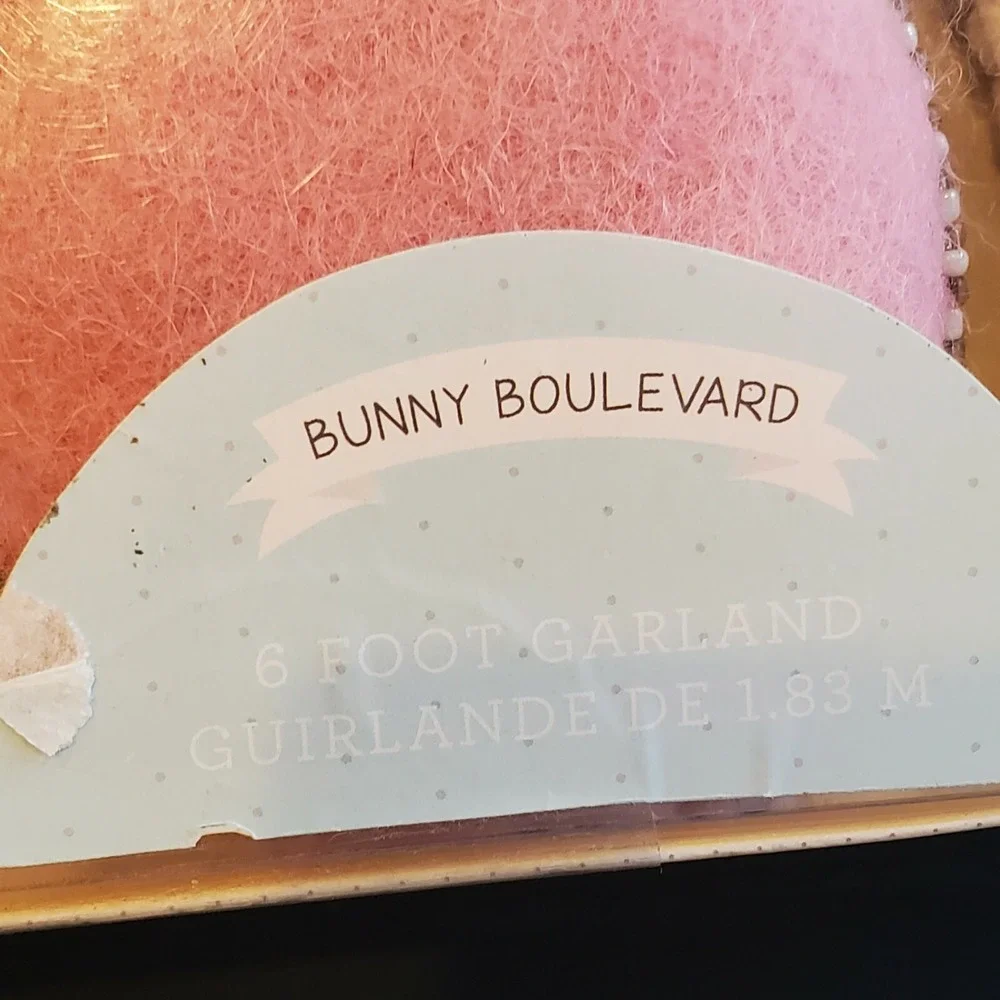 New‎ in Box Hop Hop Felt 6' Easter Bunny Eggs Garland Bunny Boulevard